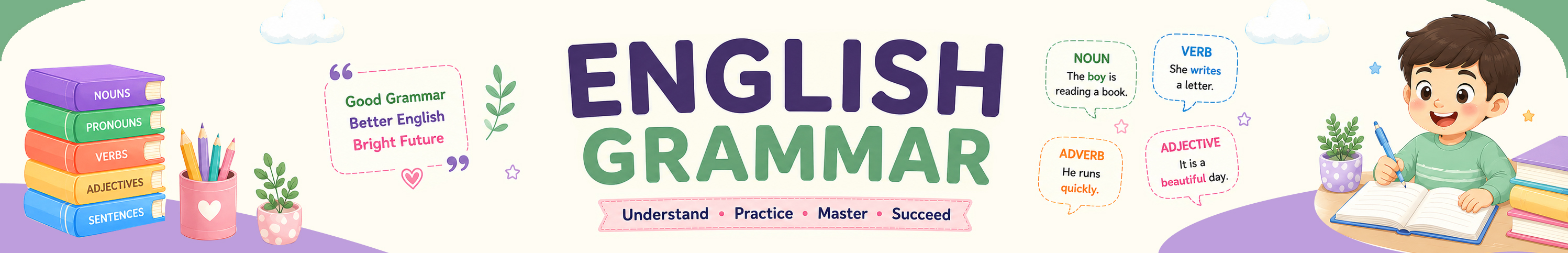 English Grammar Banner